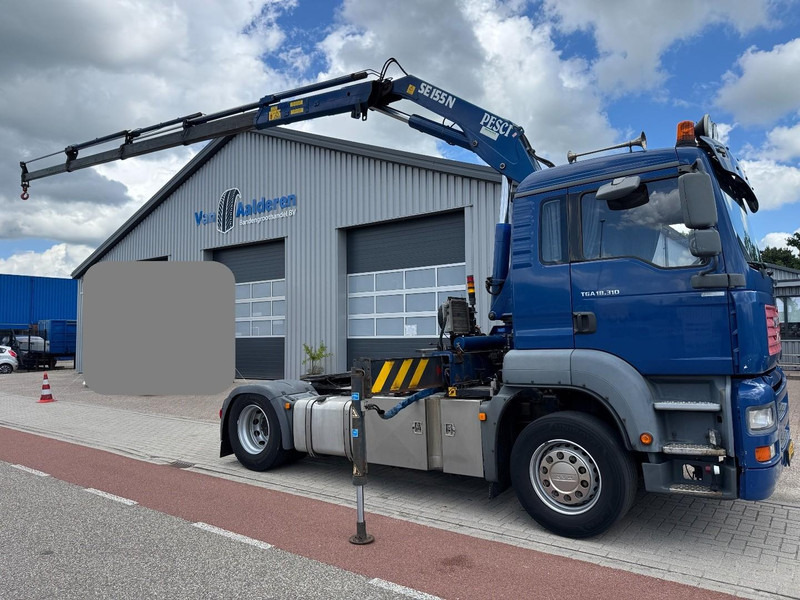 MAN TGA 18.310, Crane Pesci SE155N/4, Manual Kran, Grua, Grue, Kraan - Tractor: foto 1 MAN TGA 18.310, Crane Pesci SE155N/4, Manual Kran, Grua, Grue, Kraan - Tractor: foto 1