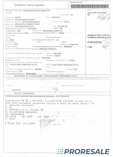 Carrinha de contentor IVECO DAILY 35S16 skříň - 8 palet: foto 13