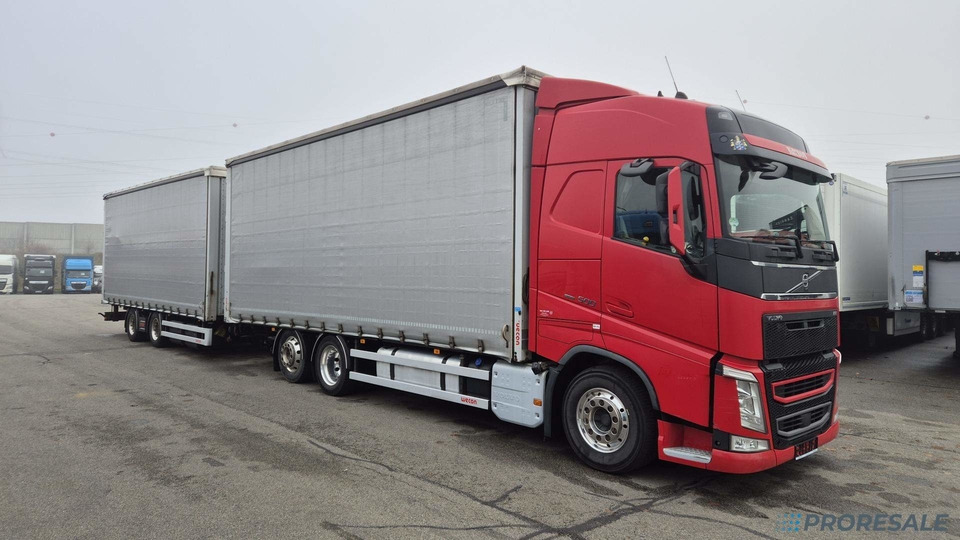 VOLVO FH 500 GLOBE XL EURO 6 - velkoobjemová souprava - prodejné jen s přívěsem WECON P0481W - cena je za celou soupravu - Caminhão com lona: foto 1 VOLVO FH 500 GLOBE XL EURO 6 - velkoobjemová souprava - prodejné jen s přívěsem WECON P0481W - cena je za celou soupravu - Caminhão com lona: foto 1