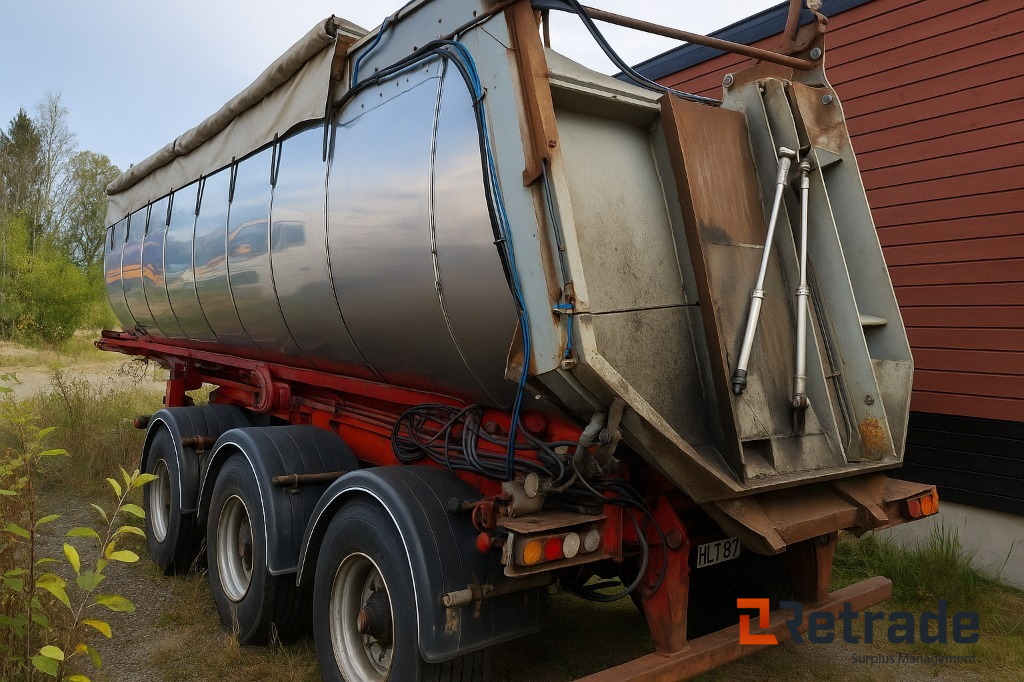 Asfalt- Semi komplett -Nor Slep 1998 - Semireboque basculante: foto 1 Asfalt- Semi komplett -Nor Slep 1998 - Semireboque basculante: foto 1