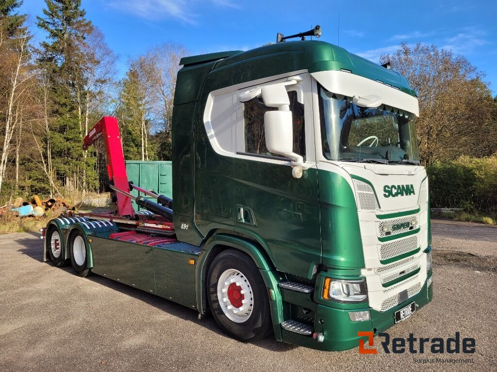 Lastväxlare SCANIA R580 V8 Next Gen LB6X2*4 Euro 6 - Caminhão polibenne, Caminhão grua: foto 2 Lastväxlare SCANIA R580 V8 Next Gen LB6X2*4 Euro 6 - Caminhão polibenne, Caminhão grua: foto 2