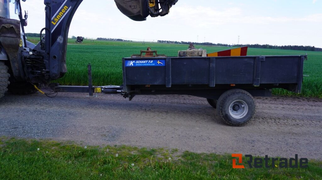 Schaktvagn K-Vagnen 7,0 styrbart drag - Reboque basculante: foto 2 Schaktvagn K-Vagnen 7,0 styrbart drag - Reboque basculante: foto 2