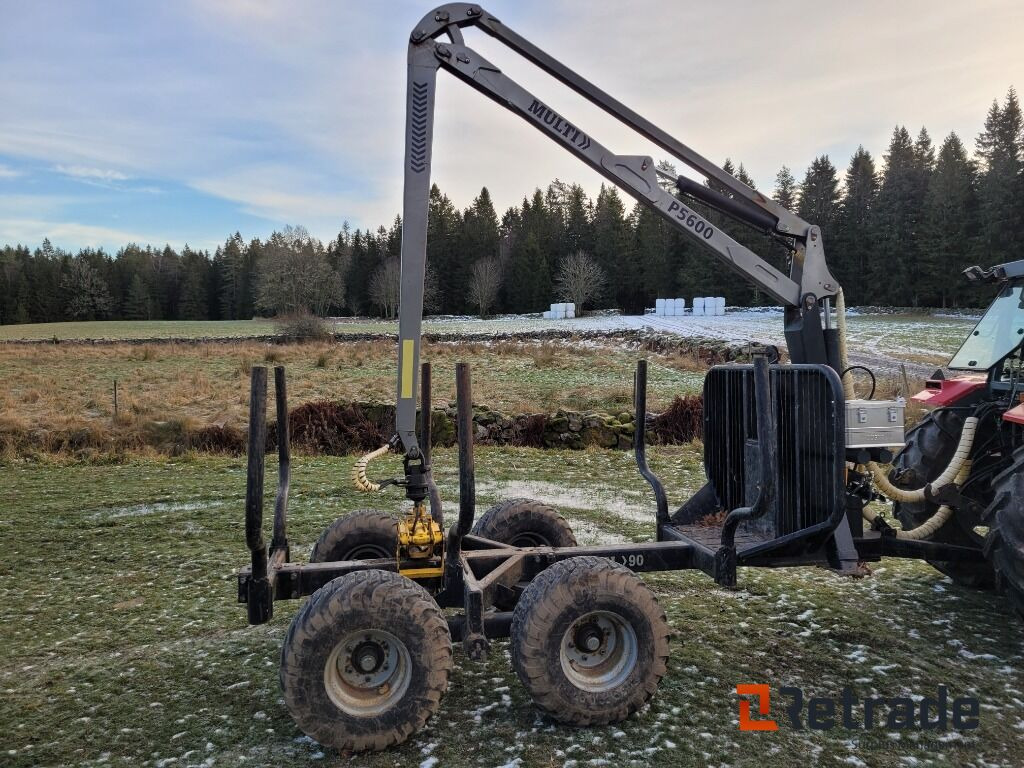 Skogsvagn Huggarvagn med kran Trejon Multiforest MF90 - Reboque florestal: foto 3 Skogsvagn Huggarvagn med kran Trejon Multiforest MF90 - Reboque florestal: foto 3