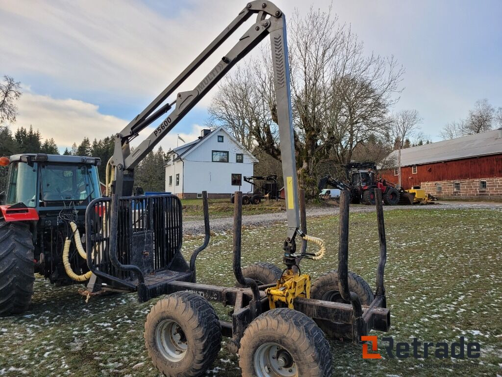 Skogsvagn Huggarvagn med kran Trejon Multiforest MF90 - Reboque florestal: foto 4 Skogsvagn Huggarvagn med kran Trejon Multiforest MF90 - Reboque florestal: foto 4