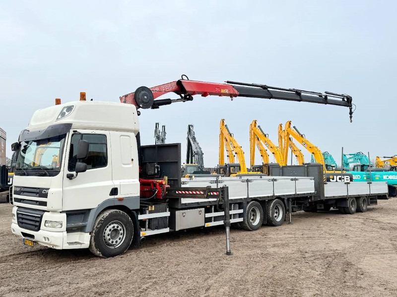 DAF CF85.410 + 21m kran Fassi Crane 21ton/m + Trailer - Caminhão grua: foto 2 DAF CF85.410 + 21m kran Fassi Crane 21ton/m + Trailer - Caminhão grua: foto 2