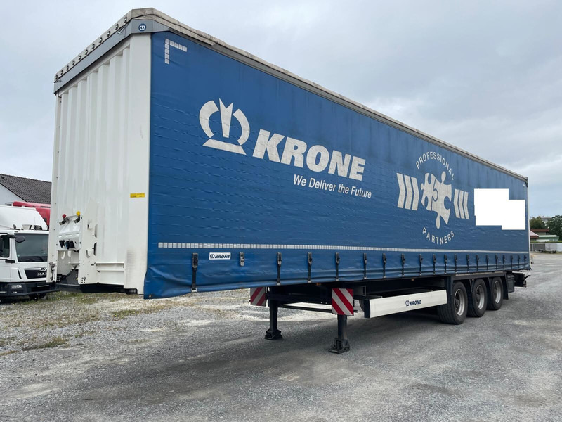 Krone SD Hubdach verbreiterbar Edscha Standard - Semi-reboque de lona: foto 1 Krone SD Hubdach verbreiterbar Edscha Standard - Semi-reboque de lona: foto 1