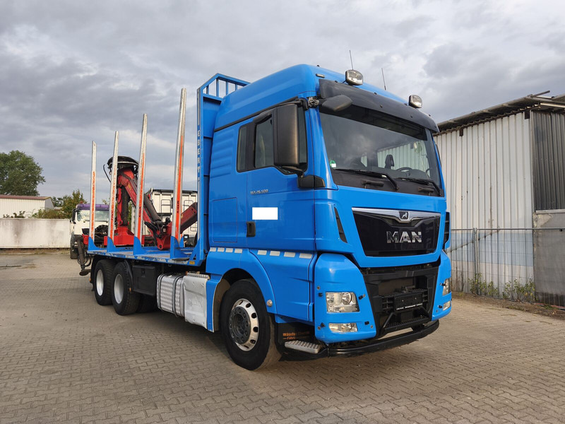 MAN TGX 26.500 Holz-LKW Euro6 6x4 Holztransporter m Palfinger (16) - Caminhão florestal, Caminhão grua: foto 2 MAN TGX 26.500 Holz-LKW Euro6 6x4 Holztransporter m Palfinger (16) - Caminhão florestal, Caminhão grua: foto 2