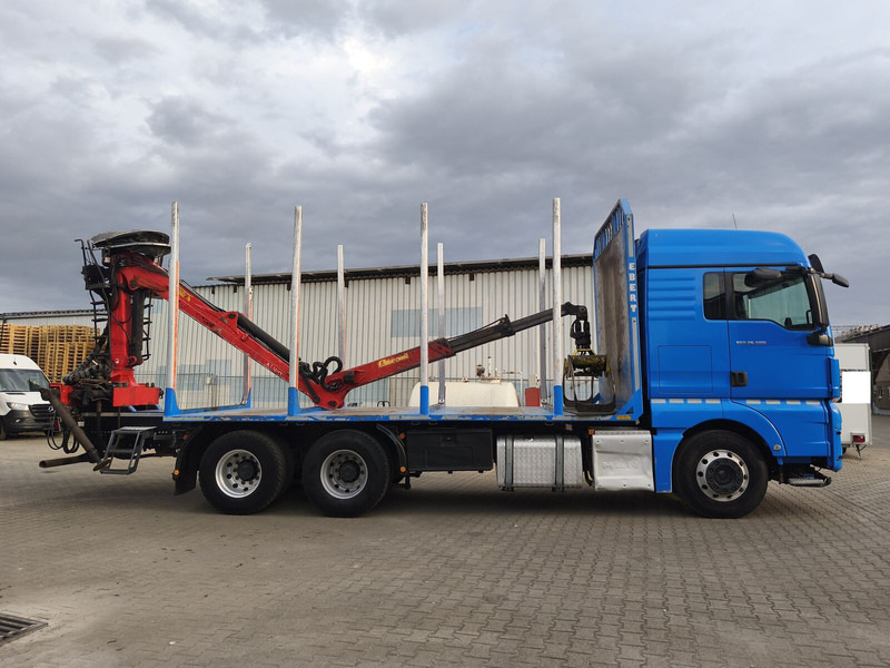 MAN TGX 26.500 Holz-LKW Euro6 6x4 Holztransporter m Palfinger (16) - Caminhão florestal, Caminhão grua: foto 4 MAN TGX 26.500 Holz-LKW Euro6 6x4 Holztransporter m Palfinger (16) - Caminhão florestal, Caminhão grua: foto 4