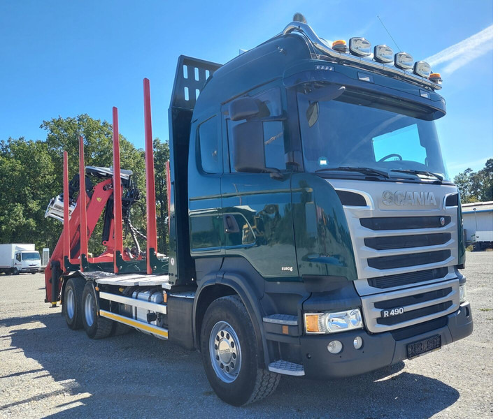 Scania R490 6x4 Euro 6 Kurzholz Palfinger AHK (2) - Caminhão florestal, Caminhão grua: foto 5 Scania R490 6x4 Euro 6 Kurzholz Palfinger AHK (2) - Caminhão florestal, Caminhão grua: foto 5