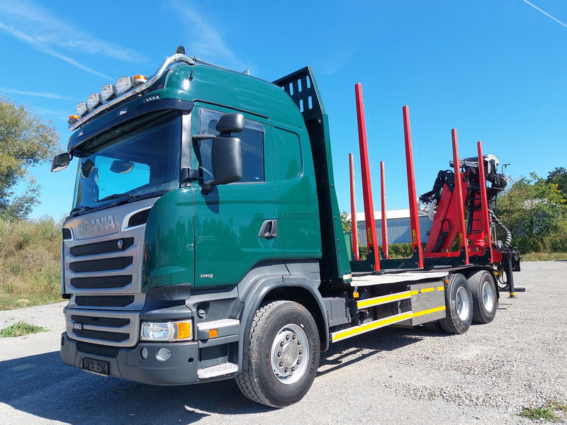 Scania R490 6x4 Euro 6 Kurzholz Palfinger AHK (2) - Caminhão florestal, Caminhão grua: foto 1 Scania R490 6x4 Euro 6 Kurzholz Palfinger AHK (2) - Caminhão florestal, Caminhão grua: foto 1