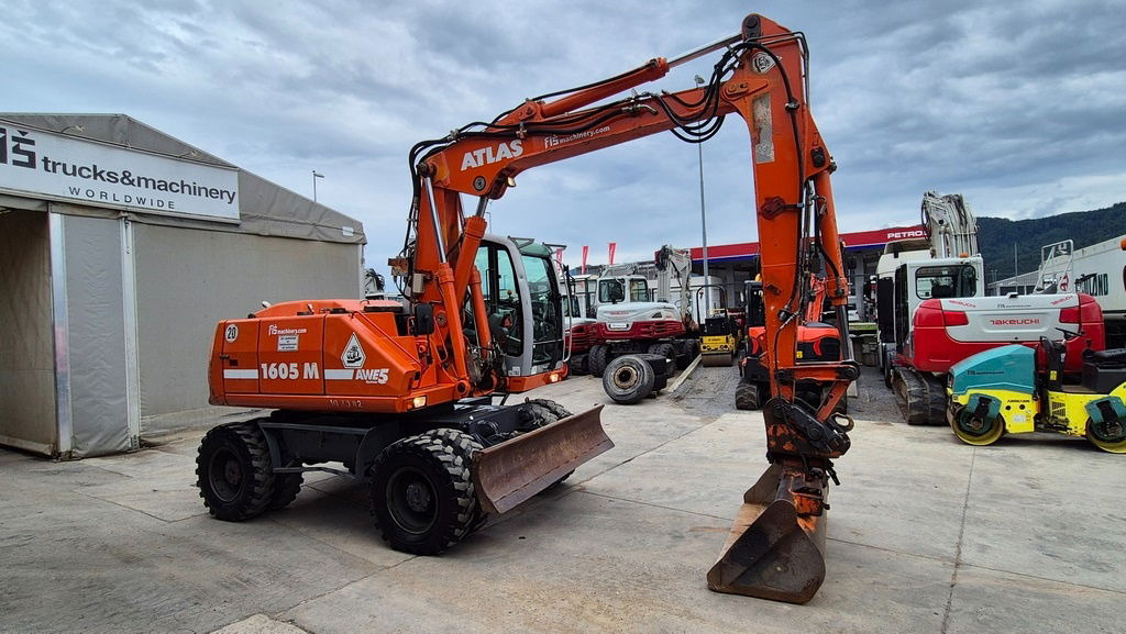 Atlas 1605 - 2005 Year - 2X Buckets - Escavadeira de rodas: foto 2 Atlas 1605 - 2005 Year - 2X Buckets - Escavadeira de rodas: foto 2