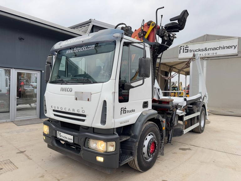 Iveco Eurocargo ML180 E28 4x2 Epsilon 110 - absetz tipper - Caminhão transportador de contêineres/ Caixa móvel: foto 1 Iveco Eurocargo ML180 E28 4x2 Epsilon 110 - absetz tipper - Caminhão transportador de contêineres/ Caixa móvel: foto 1