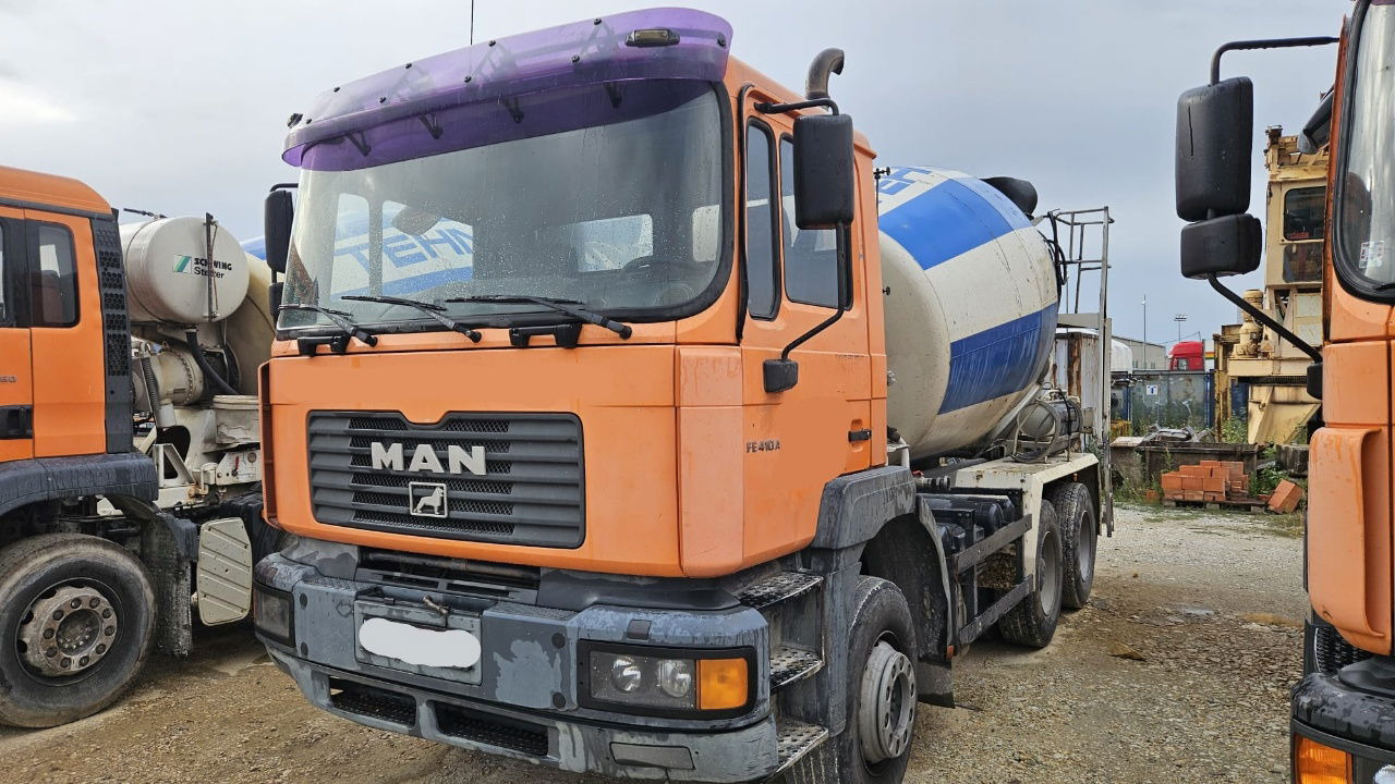 MAN FE 410A 6x4 mixer - 7m3 - euro 3 - Caminhão betoneira: foto 1 MAN FE 410A 6x4 mixer - 7m3 - euro 3 - Caminhão betoneira: foto 1