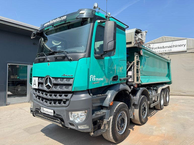Mercedes-Benz Arocs 3248 8X4 mulda tipper - electric taurpaulin - Caminhão basculante: foto 1 Mercedes-Benz Arocs 3248 8X4 mulda tipper - electric taurpaulin - Caminhão basculante: foto 1