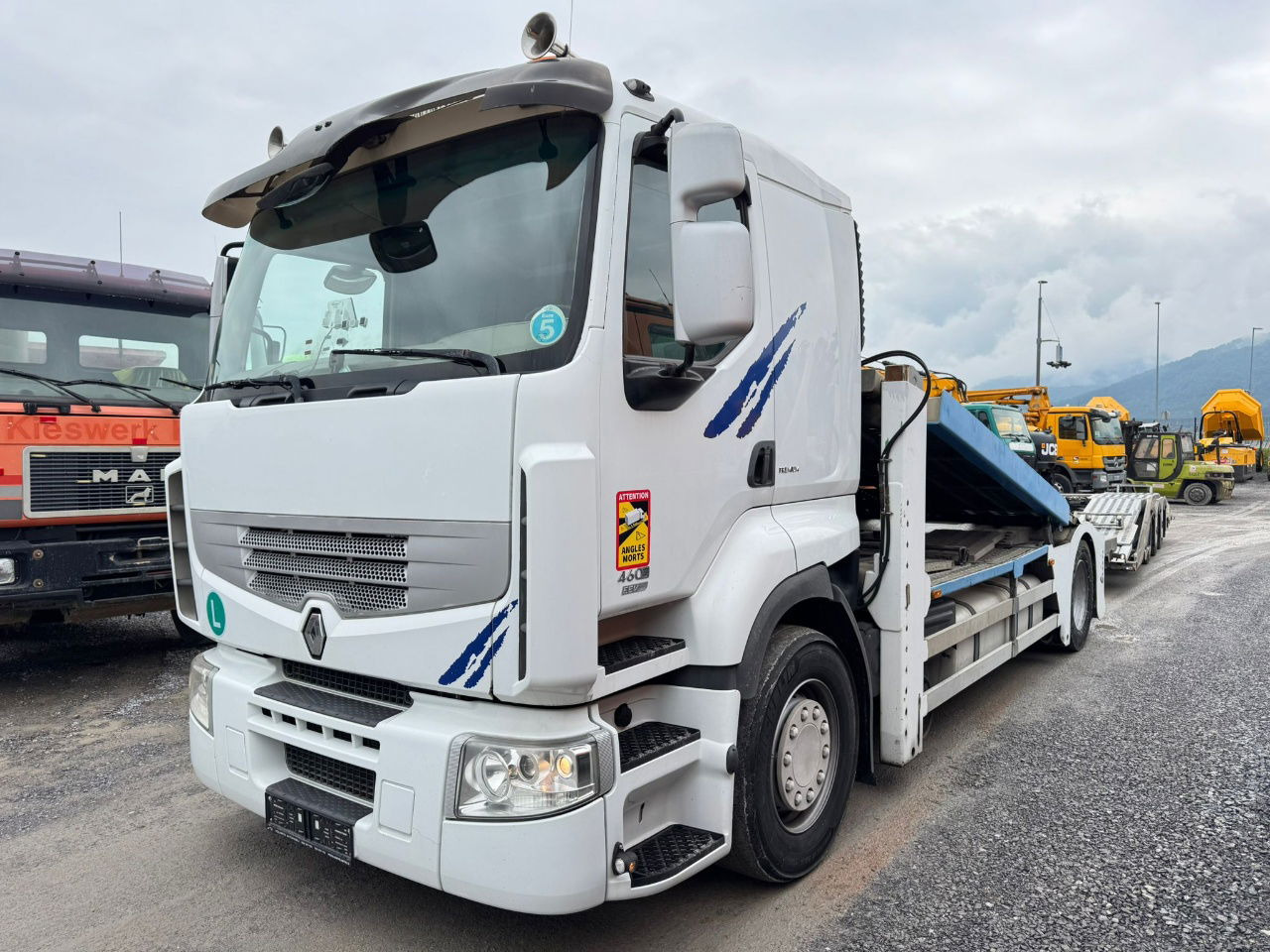 Renault Premium 460 4x2 LKW transporter + rolfo trailer - Caminhão transporte de veículos: foto 1 Renault Premium 460 4x2 LKW transporter + rolfo trailer - Caminhão transporte de veículos: foto 1