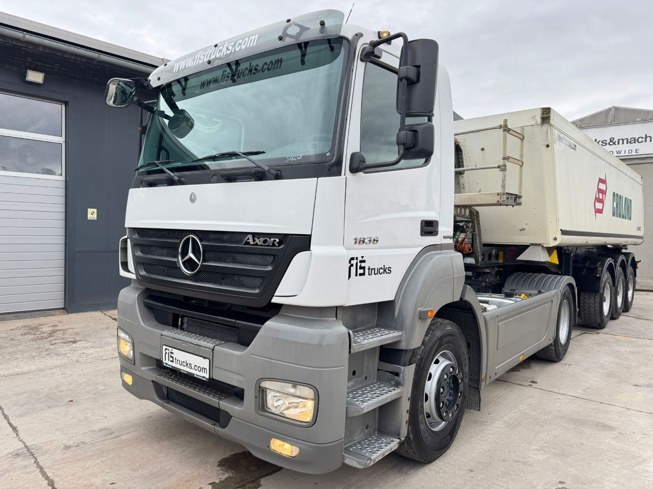 Mercedes-Benz Axor 1836 4x2 tipper hydraulics - Tractor: foto 1 Mercedes-Benz Axor 1836 4x2 tipper hydraulics - Tractor: foto 1