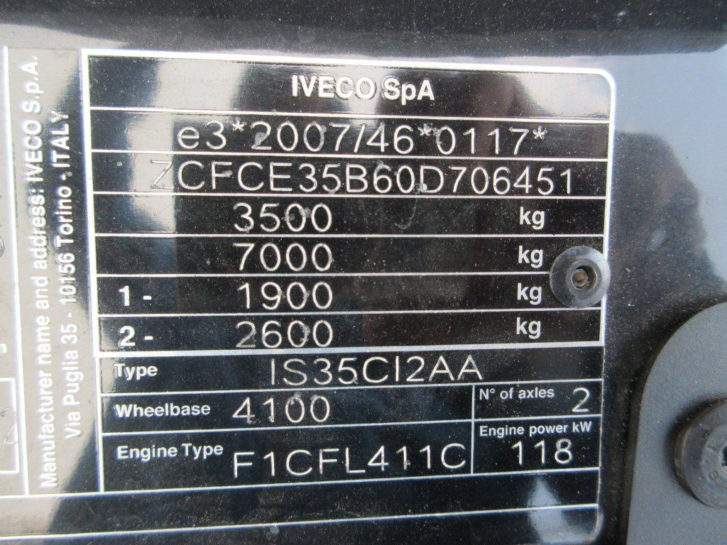 Carrinha de contentor Iveco Daily 35C16 Iveco Daily 35C16: foto 16