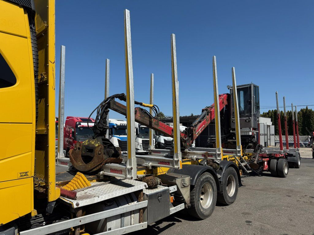 Volvo FH 16 750 6x4 + Fliegl - Caminhão florestal, Caminhão grua: foto 4 Volvo FH 16 750 6x4 + Fliegl - Caminhão florestal, Caminhão grua: foto 4