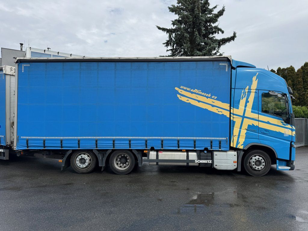 Volvo FH500 6x2 Euro 6 + Schmitz - Caminhão com lona: foto 2 Volvo FH500 6x2 Euro 6 + Schmitz - Caminhão com lona: foto 2