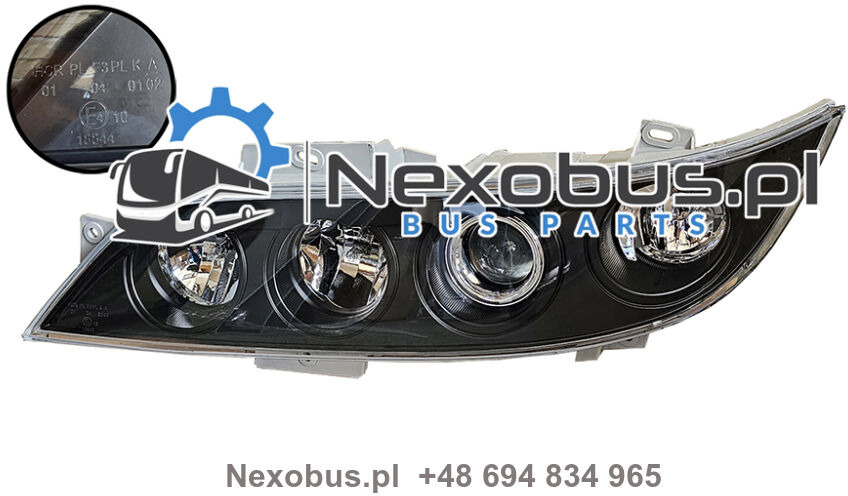 Reflektor Neoplan Skyliner Cityliner Starliner lewy czarne szkło - Farol dianteira de Ônibus: foto 1 Reflektor Neoplan Skyliner Cityliner Starliner lewy czarne szkło - Farol dianteira de Ônibus: foto 1