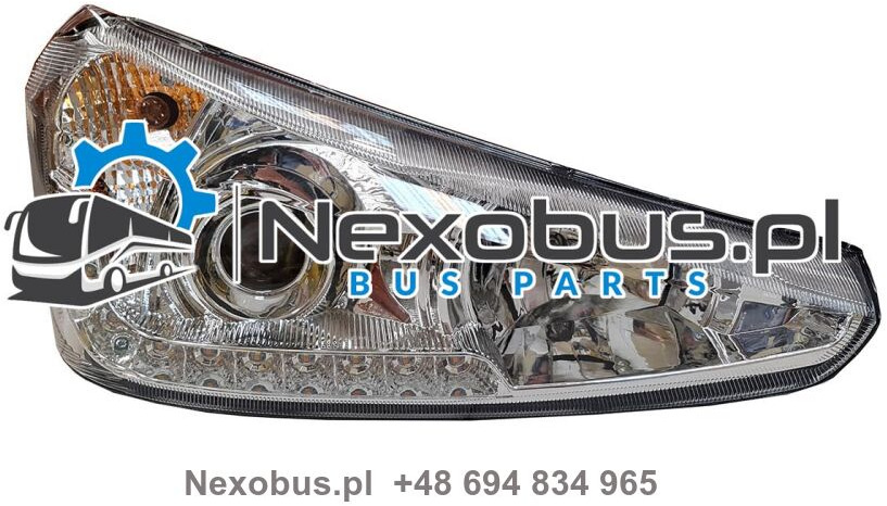 Reflektor Scania Irizar PB z lampa do jazdy dziennej i kierunkowskazem LED prawy - Farol dianteira de Ônibus: foto 1 Reflektor Scania Irizar PB z lampa do jazdy dziennej i kierunkowskazem LED prawy - Farol dianteira de Ônibus: foto 1