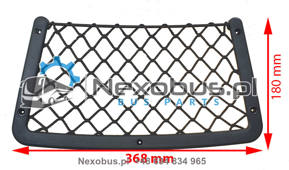Siatka na siedzenie 368x180 czarna 5 śrub fotel kiel Vogel - Cabine e interior de Ônibus: foto 1 Siatka na siedzenie 368x180 czarna 5 śrub fotel kiel Vogel - Cabine e interior de Ônibus: foto 1
