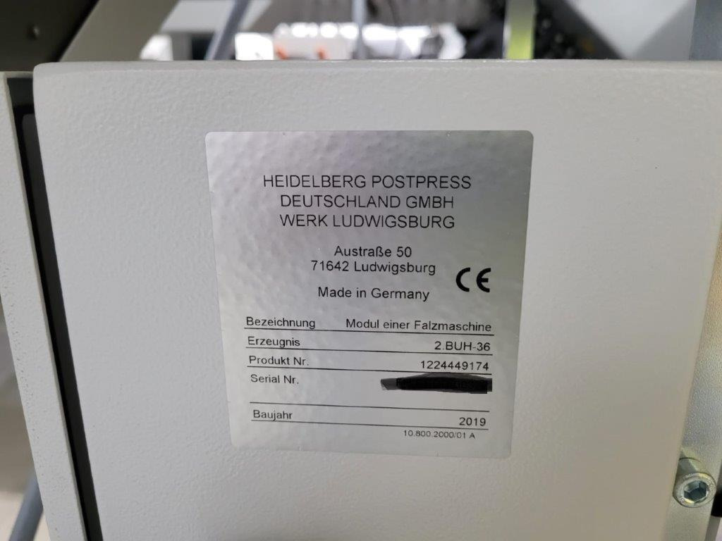 2.station Heidelberg Stahlfolder BUH 36-6 with MCT Koppelbox - Máquina de dobrar papel: foto 2 2.station Heidelberg Stahlfolder BUH 36-6 with MCT Koppelbox - Máquina de dobrar papel: foto 2