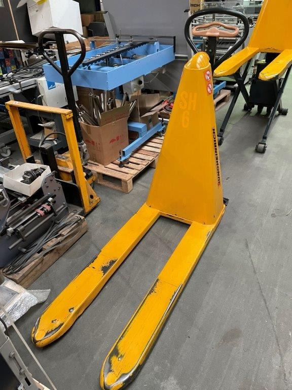 Porta-palete 5 (five) scissor pallet truck with electric drive and quick lift pump Jungheinrich model TMX-E 10: foto 9