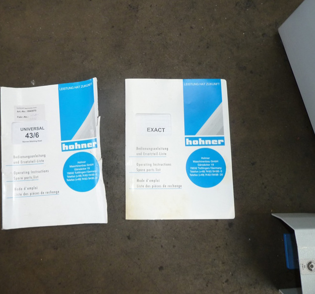 HOHNER EXACT multi-head block and booklet wire stapling machine for normal stapling - Máquina de impressão: foto 3 HOHNER EXACT multi-head block and booklet wire stapling machine for normal stapling - Máquina de impressão: foto 3