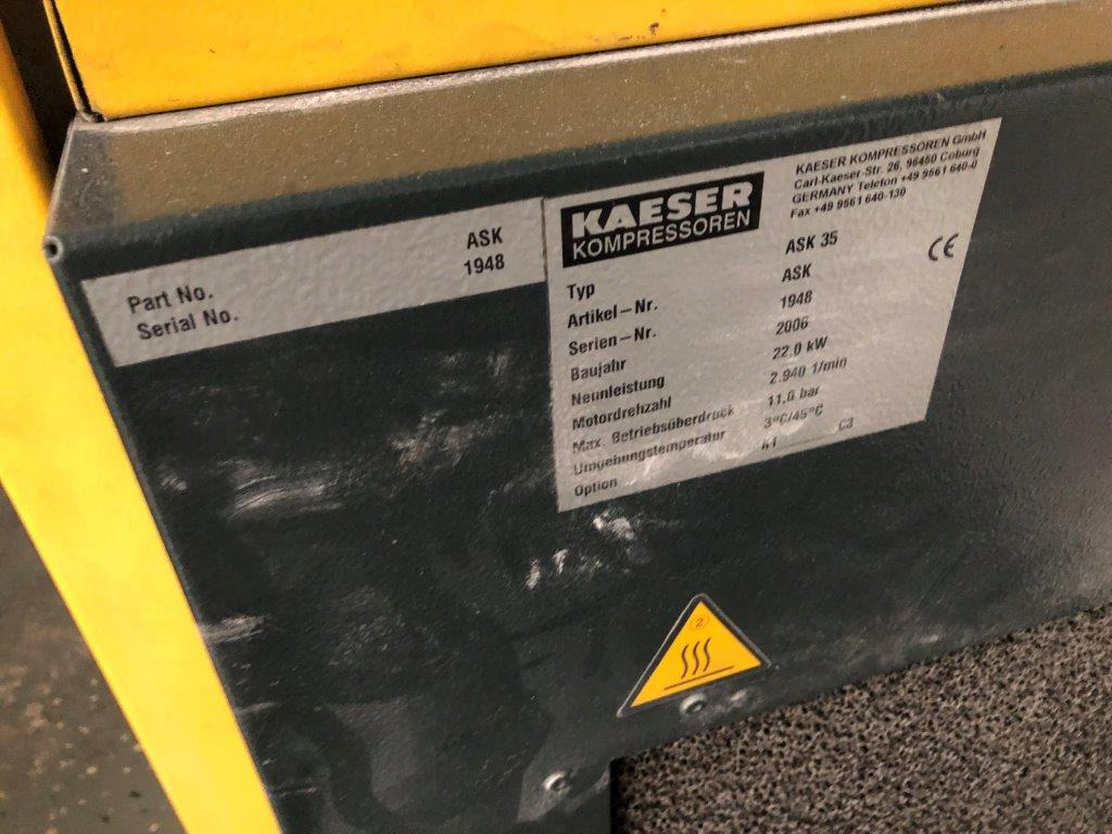 Kaeser ASK 35 compressor unit - Compressor de ar: foto 2 Kaeser ASK 35 compressor unit - Compressor de ar: foto 2