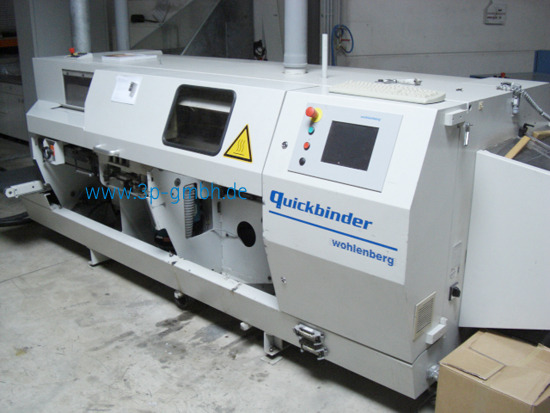 Perfect Binder WOHLENBERG QUICKBINDER with PUR and Gazingunit - Encadernadora: foto 1 Perfect Binder WOHLENBERG QUICKBINDER with PUR and Gazingunit - Encadernadora: foto 1