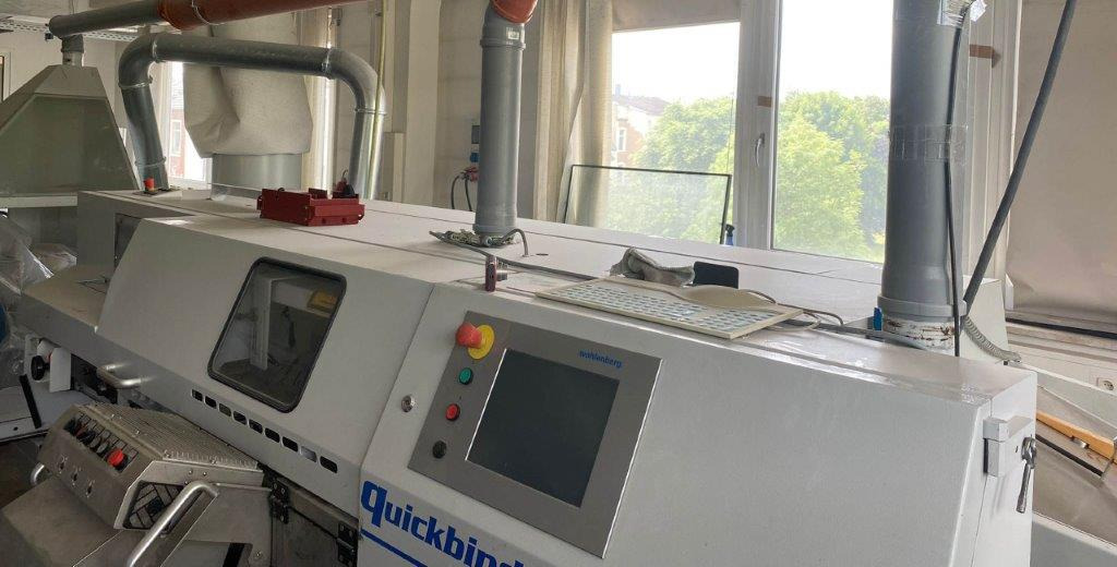 Perfect Binder Wohlenberg Quickbinder with Hotmelt, PUR and Gazing unit - Encadernadora: foto 3 Perfect Binder Wohlenberg Quickbinder with Hotmelt, PUR and Gazing unit - Encadernadora: foto 3