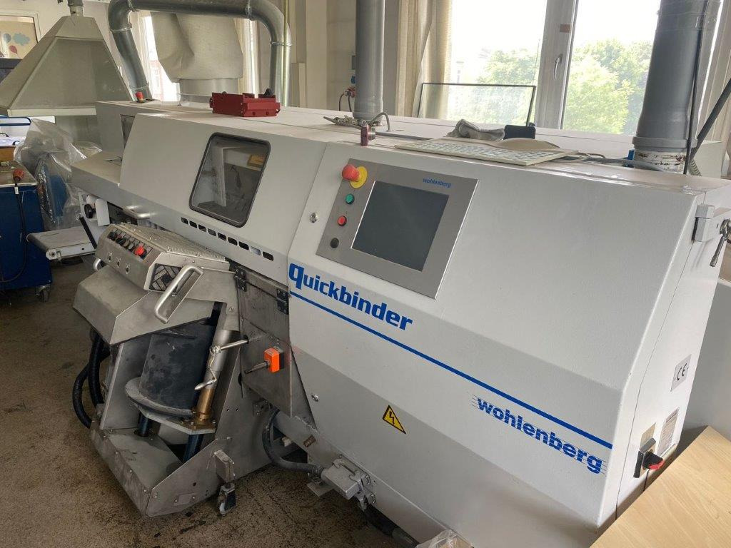 Perfect Binder Wohlenberg Quickbinder with Hotmelt, PUR and Gazing unit - Encadernadora: foto 1 Perfect Binder Wohlenberg Quickbinder with Hotmelt, PUR and Gazing unit - Encadernadora: foto 1