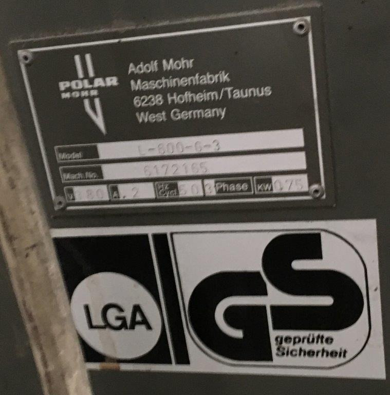 Pilelifter Polar Mohr L 600-G-3 with adjustable Forks - Máquina de impressão: foto 2 Pilelifter Polar Mohr L 600-G-3 with adjustable Forks - Máquina de impressão: foto 2