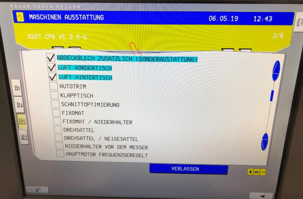 Polar 92 XT high-speed cutting line with RA-2 vibrator, optional LW 450 lift and counting scale - Máquina de corte de papel: foto 5 Polar 92 XT high-speed cutting line with RA-2 vibrator, optional LW 450 lift and counting scale - Máquina de corte de papel: foto 5