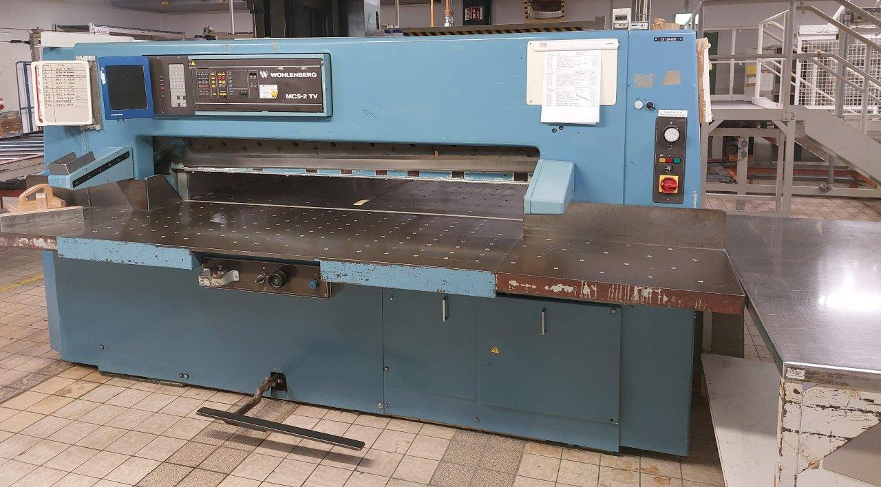 VLF cutting machine WOHLENBERG 185 MCS-2TV - Máquina de corte de papel: foto 1 VLF cutting machine WOHLENBERG 185 MCS-2TV - Máquina de corte de papel: foto 1
