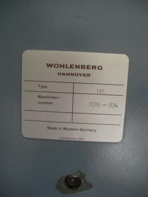 Wohlenberg 115 MCS-2 TV high-speed cutter - Máquina de corte de papel: foto 3 Wohlenberg 115 MCS-2 TV high-speed cutter - Máquina de corte de papel: foto 3