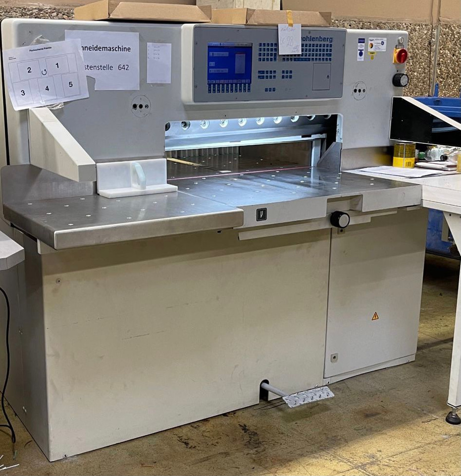 Wohlenberg cut-tec 92 high-speed cutter - Máquina de corte de papel: foto 1 Wohlenberg cut-tec 92 high-speed cutter - Máquina de corte de papel: foto 1