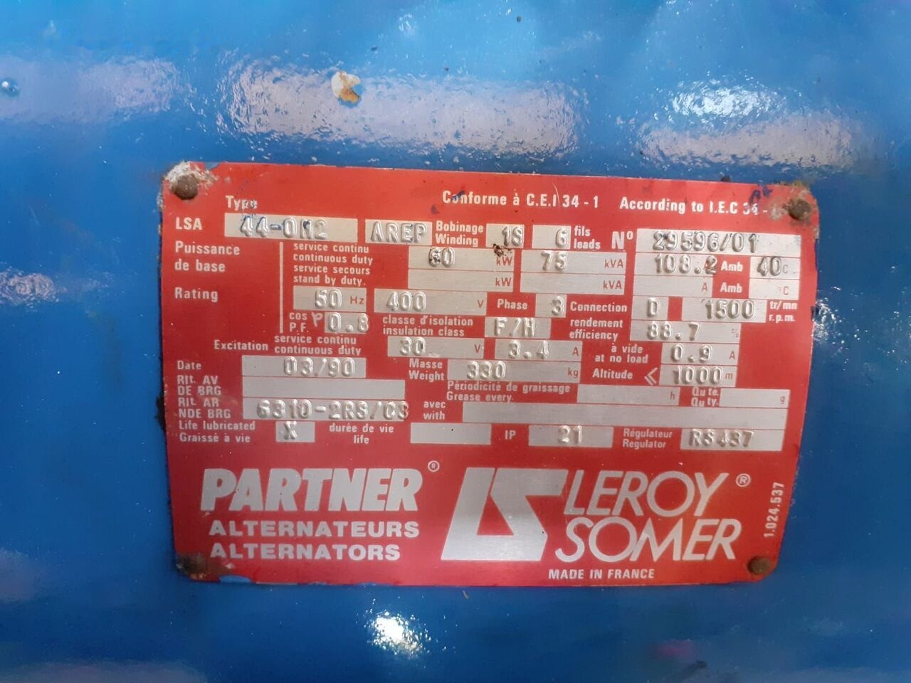 IVECO 80 kVa - Gerador elétrico: foto 4 IVECO 80 kVa - Gerador elétrico: foto 4