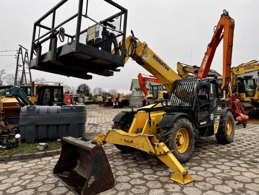 Komatsu WH714 H kosz - Empilhador telescópico: foto 1 Komatsu WH714 H kosz - Empilhador telescópico: foto 1