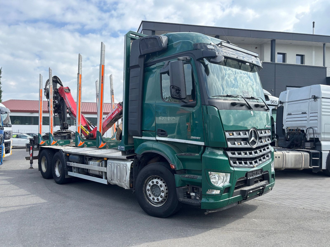 Caminhão florestal, Caminhão grua Mercedes-Benz Arocs 6x4/Kran Cranab TZ 12.2: foto 6