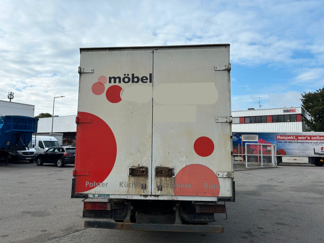 Carrinha de contentor Mercedes-Benz Atego 818 Kurze Radstand Blattfederung: foto 9