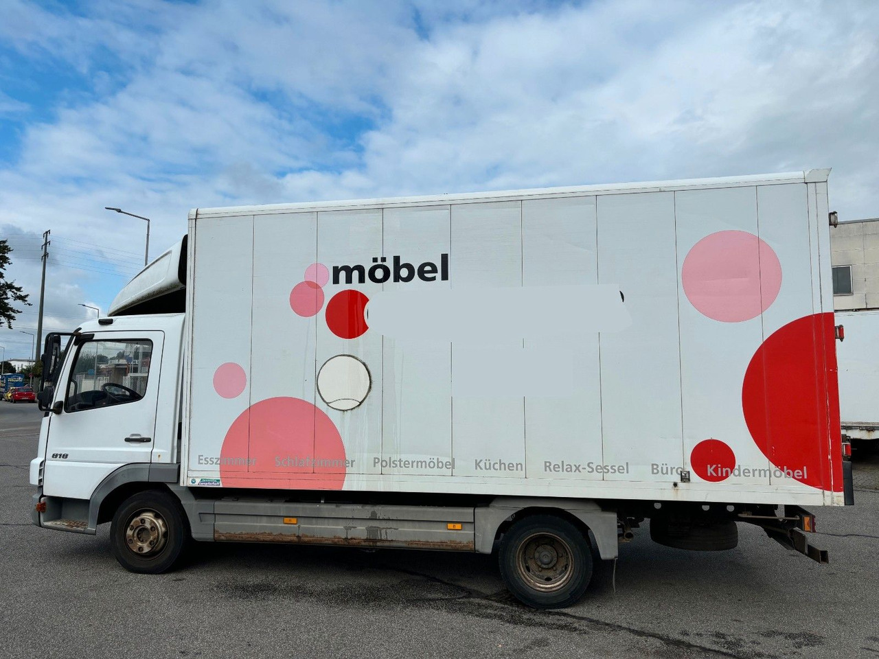 Carrinha de contentor Mercedes-Benz Atego 818 Kurze Radstand Blattfederung: foto 7