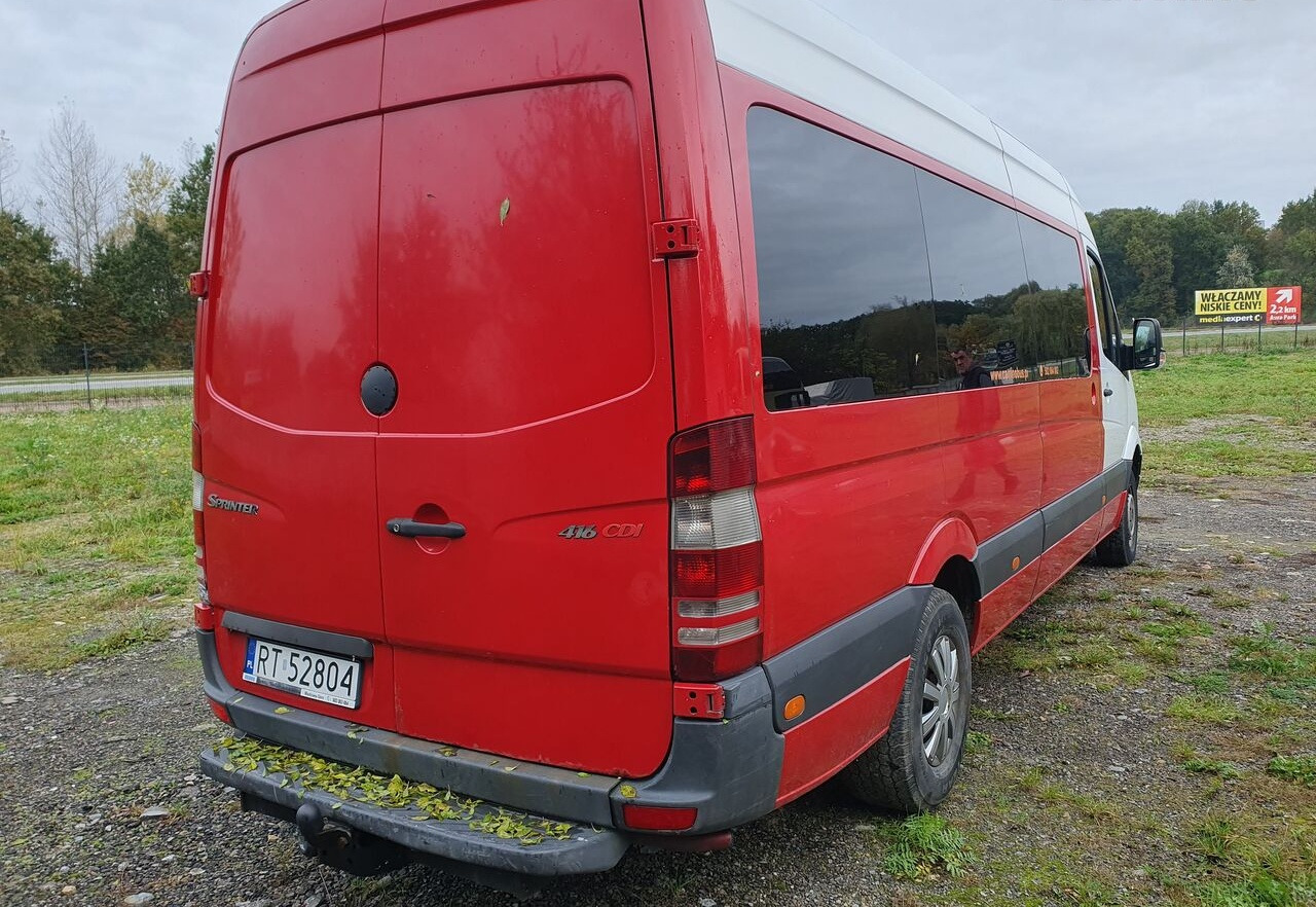 Micro-ônibus, Furgão de passageiros Mercedes-Benz SPRINTER 416 AUTOBUS 20+2 MIEJSCA: foto 6