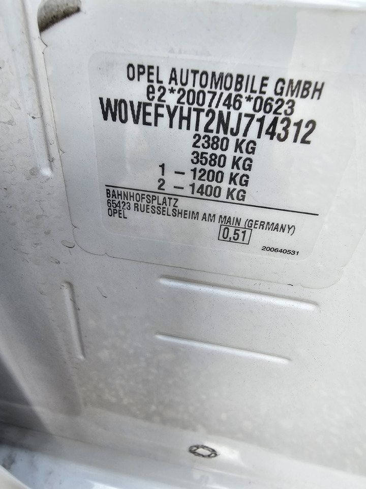 Carrinha frigorífica OPEL COMBO MAXI LONG CHLODNIA MROZNIA CARRIER KLIMA EURO6 [ Copy ] [ Copy ]: foto 7