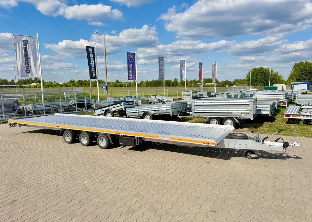 GROMEX Gromex laweta aluminiowa | 850x210cm | DMC 3500kg | platforma na 2 auta | 3 osie AL-KO | OŚWIETLENIE LED - Reboque transporte de veículos: foto 1 GROMEX Gromex laweta aluminiowa | 850x210cm | DMC 3500kg | platforma na 2 auta | 3 osie AL-KO | OŚWIETLENIE LED - Reboque transporte de veículos: foto 1