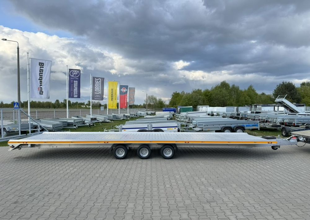 GROMEX Gromex laweta aluminiowa | 850x210cm | DMC 3500kg | platforma na 2 auta | 3 osie AL-KO | OŚWIETLENIE LED - Reboque transporte de veículos: foto 2 GROMEX Gromex laweta aluminiowa | 850x210cm | DMC 3500kg | platforma na 2 auta | 3 osie AL-KO | OŚWIETLENIE LED - Reboque transporte de veículos: foto 2
