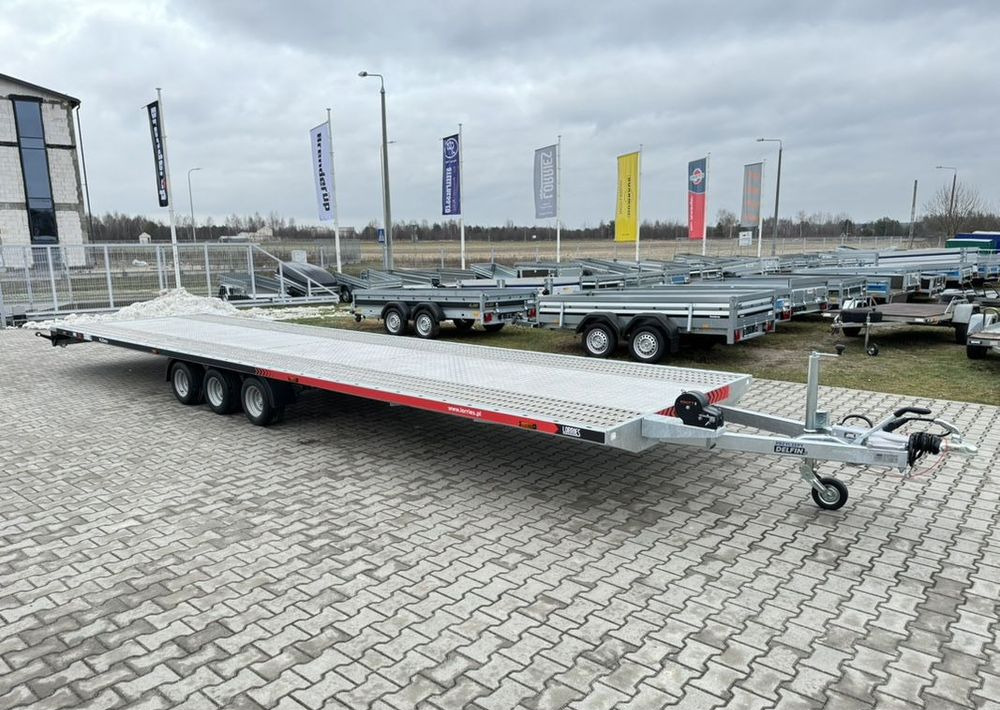 Lorries PL35-8521 laweta na dwa auta 3500kg wypełnienie podłogi ALU 3 osie - Reboque transporte de veículos: foto 3 Lorries PL35-8521 laweta na dwa auta 3500kg wypełnienie podłogi ALU 3 osie - Reboque transporte de veículos: foto 3