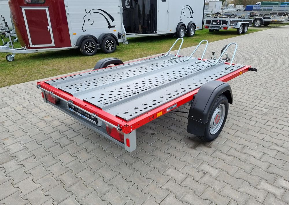 STEMA Stema STM 02 10-25-15.1 red | 251x153 cm 3 motocykle | DMC 1000kg - Reboque para moto: foto 4 STEMA Stema STM 02 10-25-15.1 red | 251x153 cm 3 motocykle | DMC 1000kg - Reboque para moto: foto 4