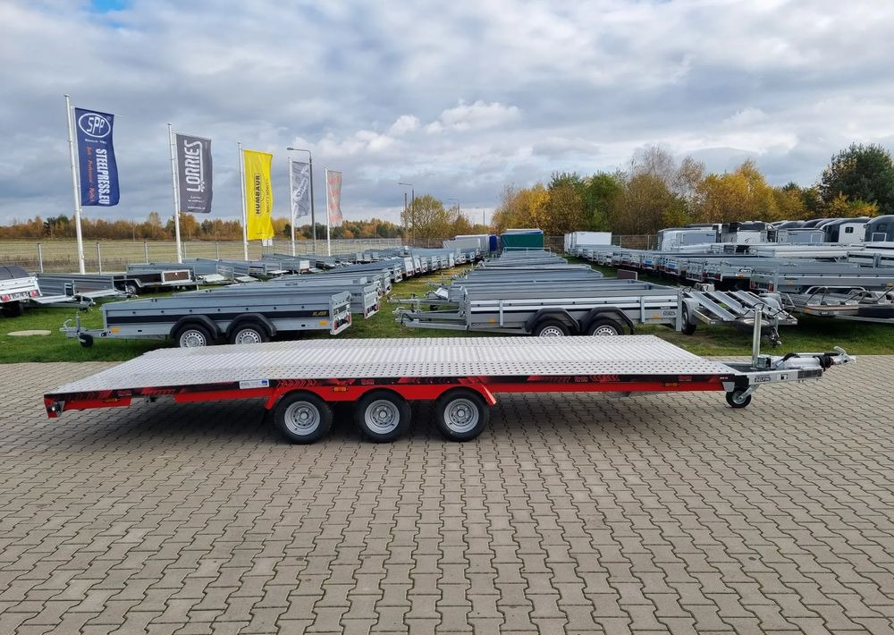 TA-NO TA-NO Scorpio 55 PREMIUM laweta 3 osiowa 5.5m 3500kg DMC najazdy niski załadunek - Reboque transporte de veículos: foto 2 TA-NO TA-NO Scorpio 55 PREMIUM laweta 3 osiowa 5.5m 3500kg DMC najazdy niski załadunek - Reboque transporte de veículos: foto 2